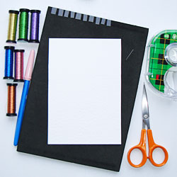 How Form-A-Lines stitching cards are made
